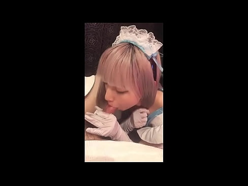 ❤️ Japanski idol [mayuka], kostim francuske sobarice, 1. dio, pušenje i drkanje losionom ❤️ Porno video kod nas ❌️